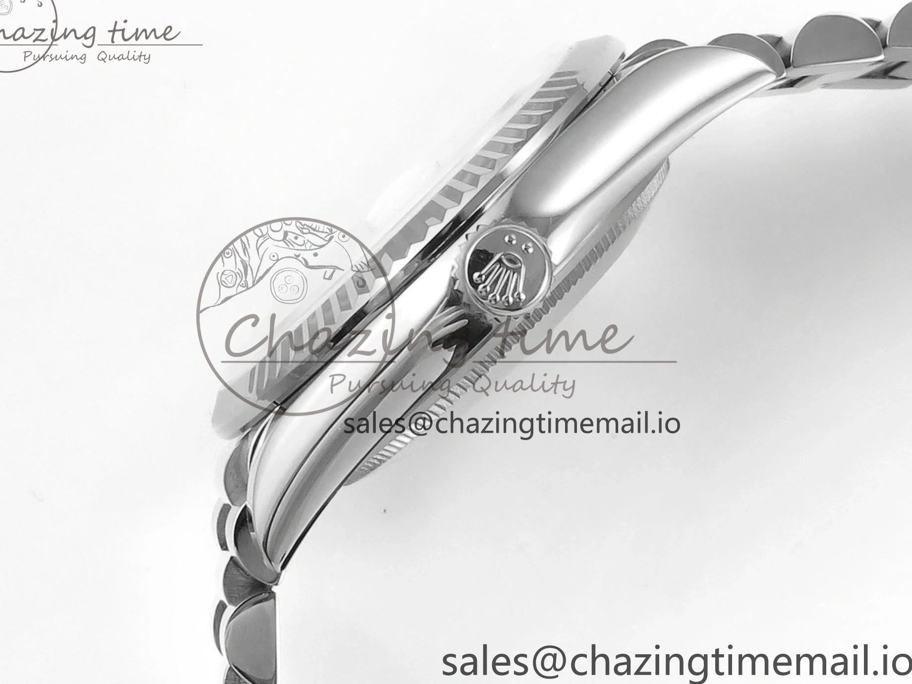 MiroTime 0214 Day Date 36 YG 128236 KF 1:1 Best Edition Ice Blue Crystal Dial on President Bracelet A2836 (Gain Weight) Modern 500